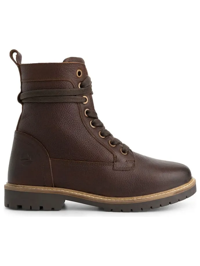 Leren boots "Kongsmark" bruin