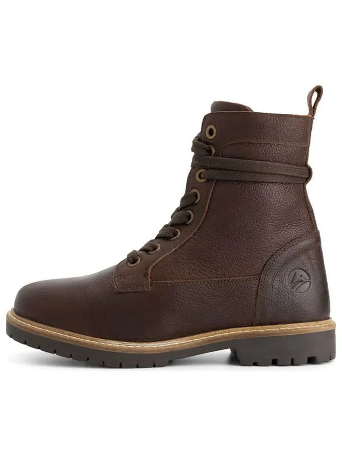 Leren boots "Kongsmark" bruin