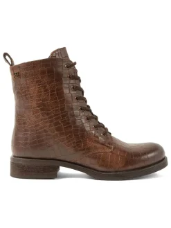 Leren boots lichtbruin