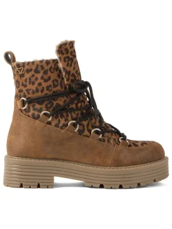 Leren boots lichtbruin