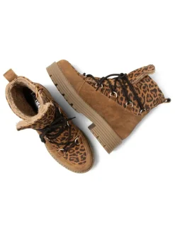 Leren boots lichtbruin