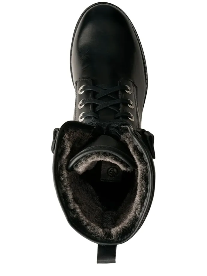 Leren boots "Myre" zwart