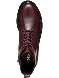 Leren boots "Serilda" bordeaux