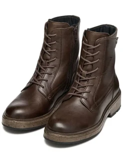Leren boots "Swelen" bruin