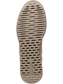 Leren boots taupe