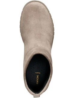 Leren boots taupe