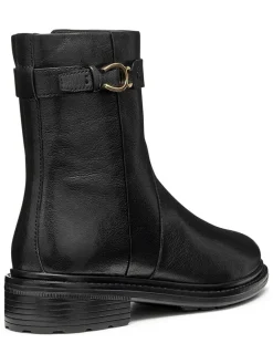 Leren boots "Walk Pleasure" zwart