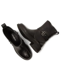 Leren boots zwart