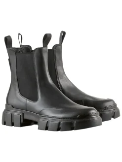 Leren chelseaboots "Adventure" zwart