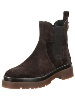 Leren chelseaboots "Aligrey" bruin