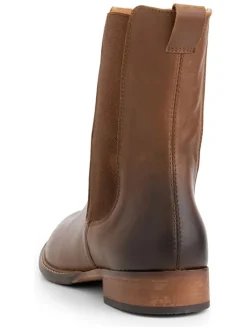 Leren chelseaboots "Ambrozia" cognackleurig