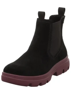 Leren chelseaboots "Angelina" zwart