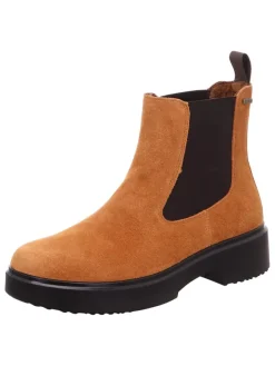 Leren chelseaboots "Angel" lichtbruin