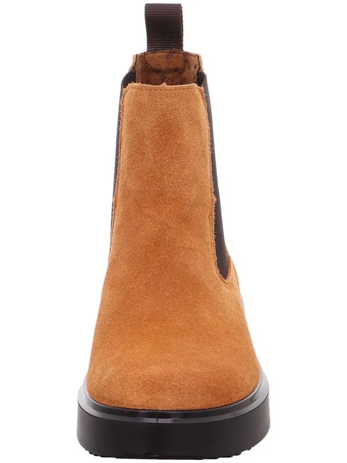 Leren chelseaboots "Angel" lichtbruin