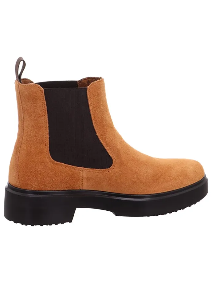 Leren chelseaboots "Angel" lichtbruin