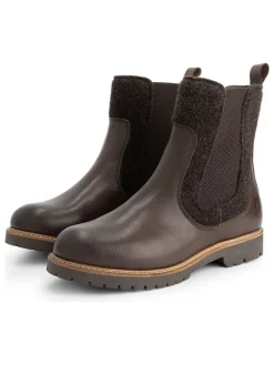 Leren chelseaboots bruin