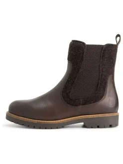 Leren chelseaboots bruin