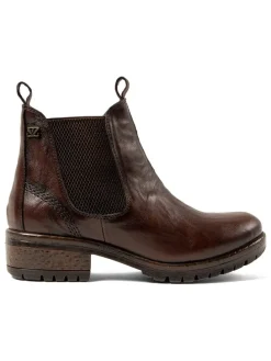 Leren chelseaboots bruin