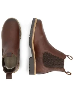Leren chelseaboots bruin