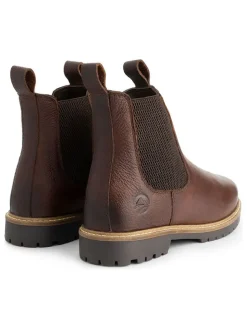 Leren chelseaboots bruin