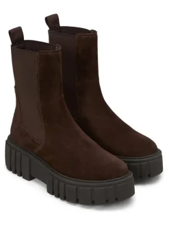 Leren chelseaboots bruin