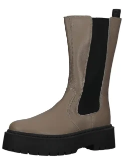 Leren chelseaboots bruin