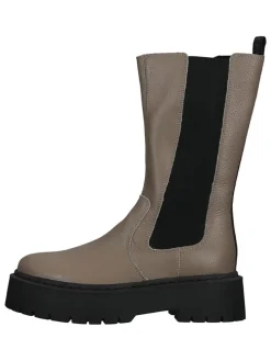 Leren chelseaboots bruin