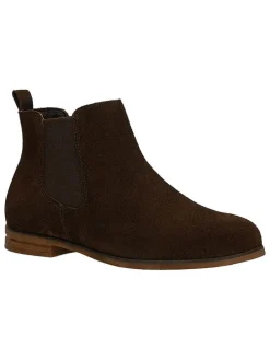 Leren chelseaboots bruin
