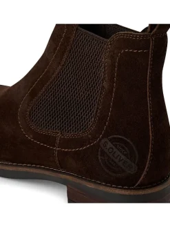 Leren chelseaboots bruin