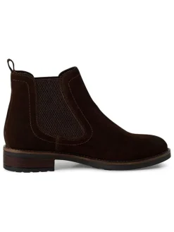 Leren chelseaboots bruin