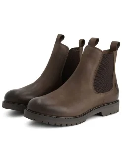 Leren chelseaboots bruin