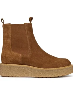 Leren chelseaboots "Elidea" lichtbruin