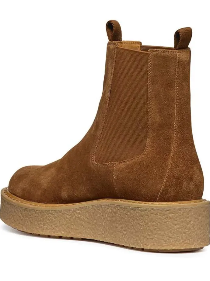 Leren chelseaboots "Elidea" lichtbruin
