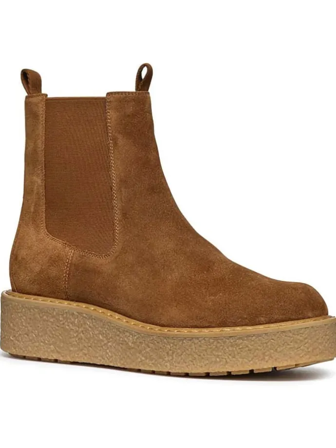 Leren chelseaboots "Elidea" lichtbruin
