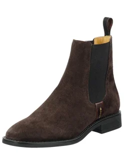 Leren chelseaboots 