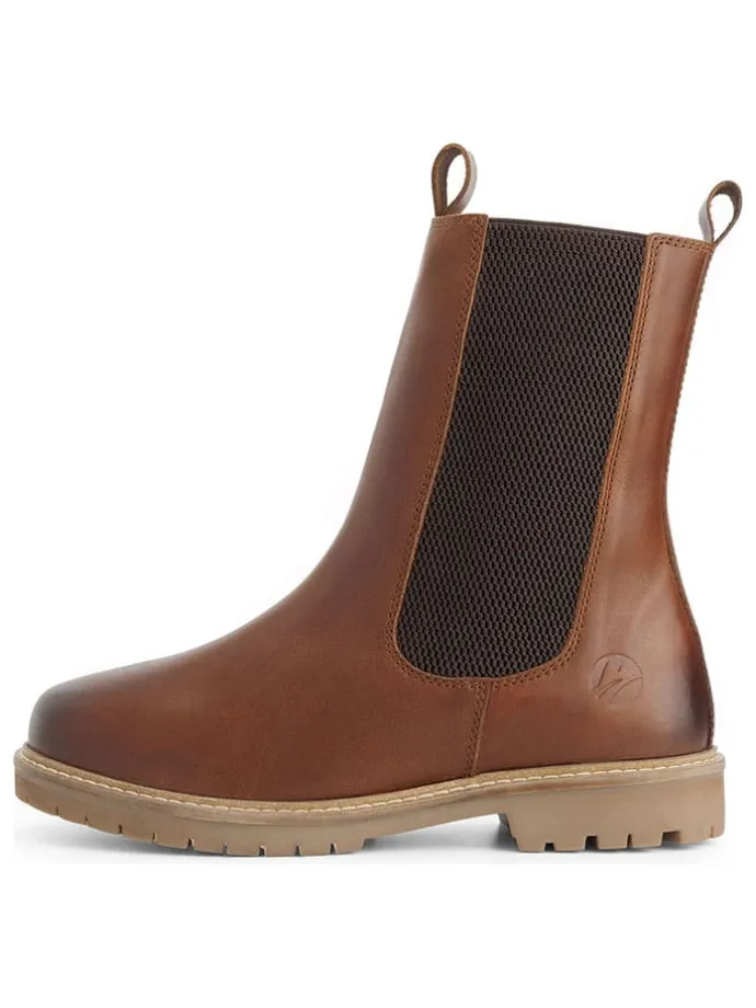 Leren chelseaboots "Ferring" lichtbruin