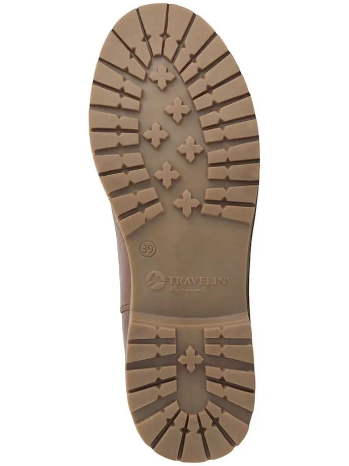 Leren chelseaboots "Ferring" lichtbruin