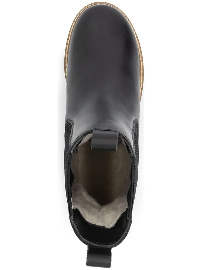 Leren chelseaboots "Ferring" zwart