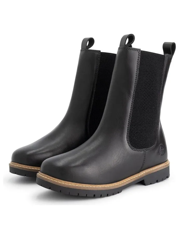 Leren chelseaboots "Ferring" zwart