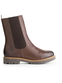 Leren chelseaboots 
