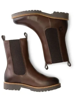 Leren chelseaboots 