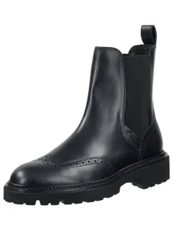Leren chelseaboots 