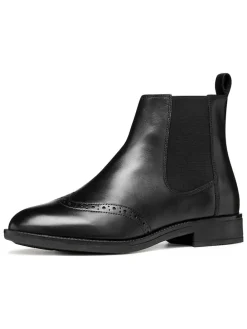 Leren chelseaboots "Jaylon 2" zwart
