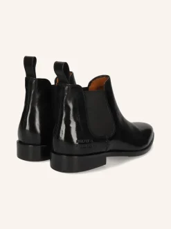 Leren chelseaboots 