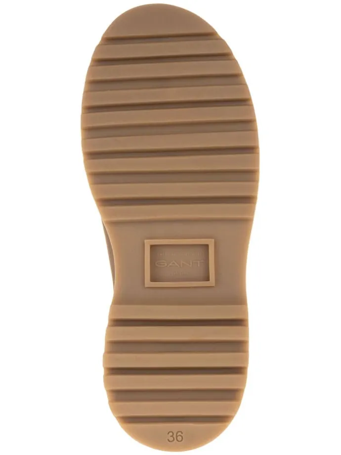 Leren chelseaboots lichtbruin