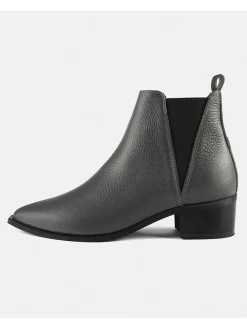 Leren chelseaboots 
