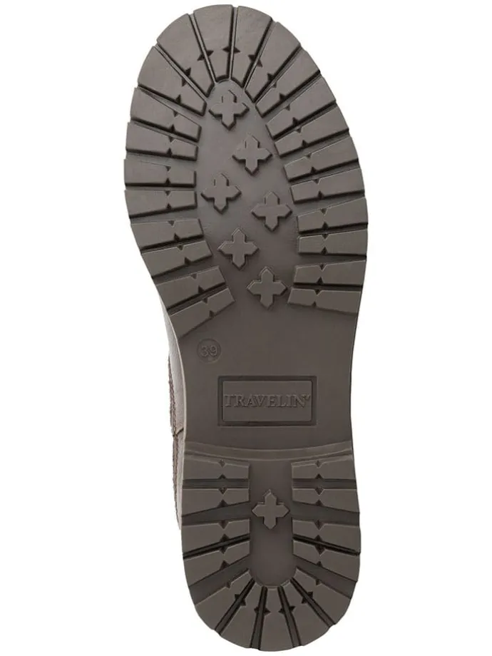 Leren chelseaboots "Okstindal" bruin
