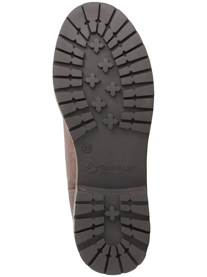 Leren chelseaboots "Romstad" bruin