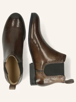 Leren chelseaboots 