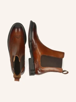 Leren chelseaboots "Sally 112" bruin
